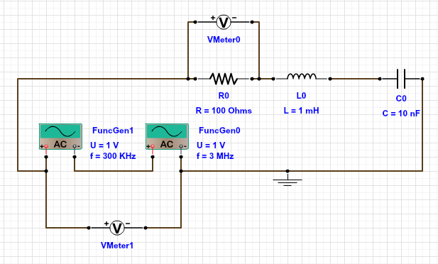 circuit rlc alimenté circuit rlc