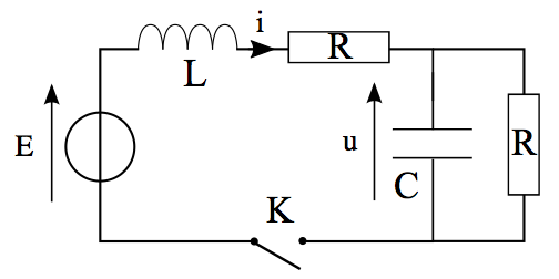 circuit LC série réel
